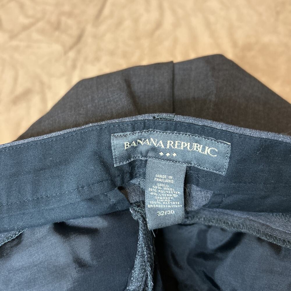 Banana Republic Men's Dark Gray Dress Pants Altered Size 32x29